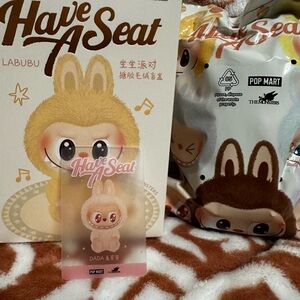 100% Verified Authentic Pop Mart Labubu Have A Seat- Confirmed DADA